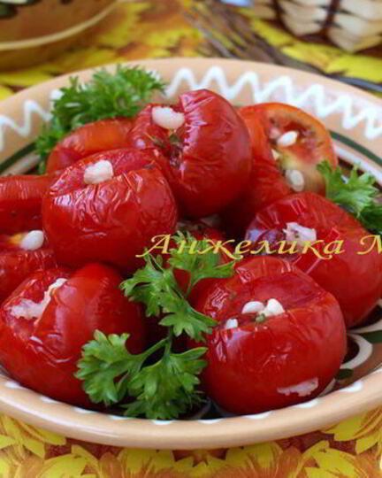 Рецепт малосольных помидоров в пакете