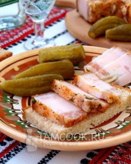 Рецепт сала по-украински