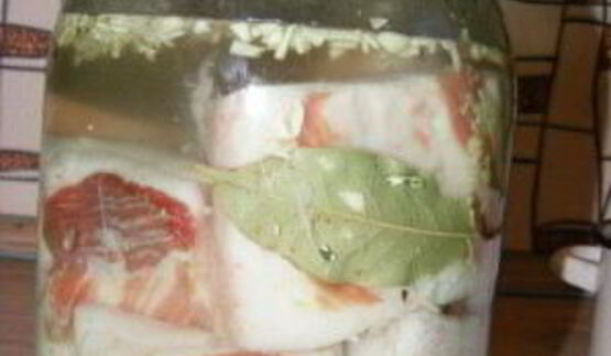 сало в тузлуке