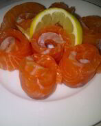 Слабосоленая семга