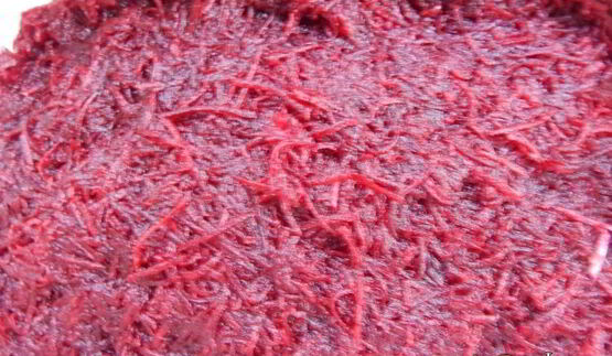 свекольный гравлакс — малосольный лосось