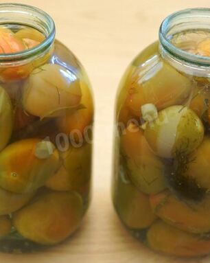 Зеленые бурые помидоры пальчики оближешь