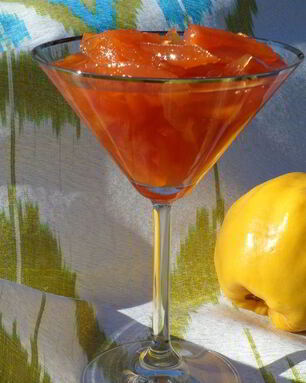 Айвовое варенье в собственном соку