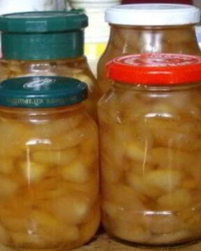 Быстрое варенье из груш