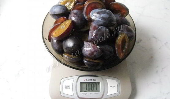 густое варенье из слив без косточек