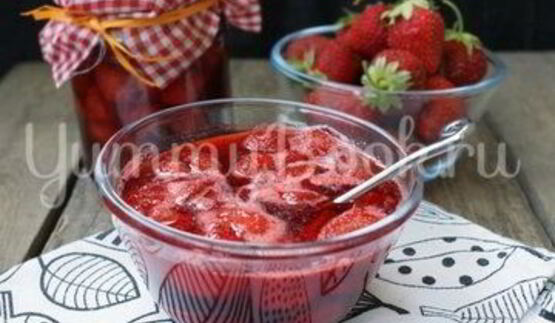 клубничное варенье с желином