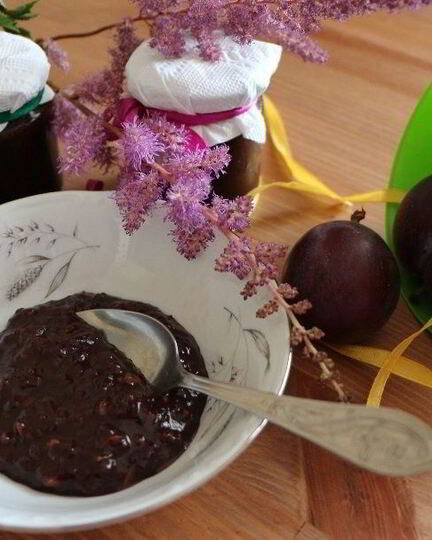 Рецепт сливового варенья с какао