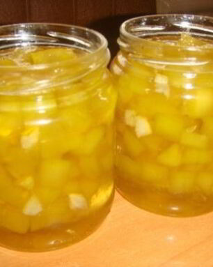Варенье из кабачков дольками