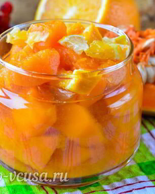 Варенье из тыквы с апельсином и лимоном