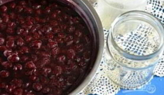 вишневое варенье без косточек