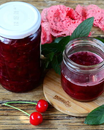 Рецепт вишневого варенья с мятой