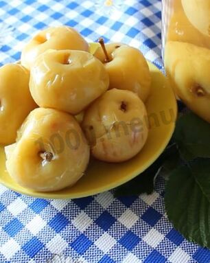 Яблоки на зиму без стерилизации