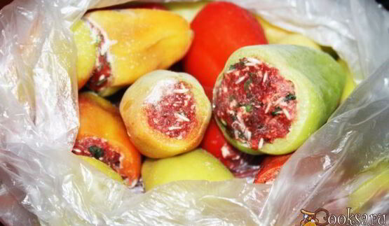 замороженный фаршированный болгарский перец на зиму