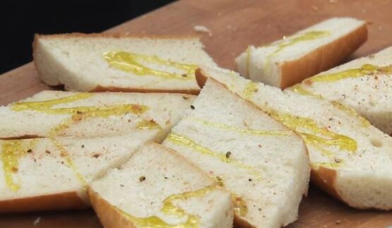 брускетта с семгой