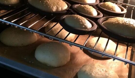 булочки для бургеров на молоке