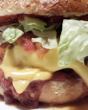 Бургер барбекю