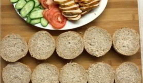 бургер с курочкой