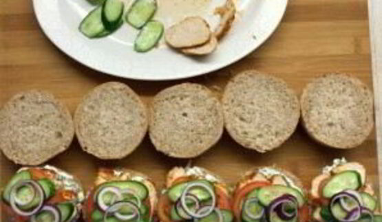 бургер с курочкой