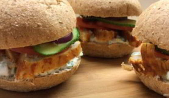 бургер с курочкой