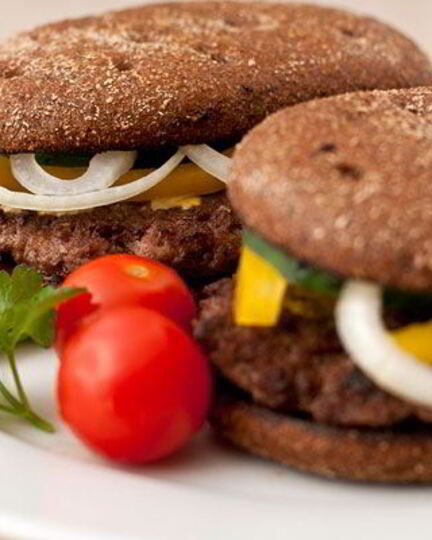 Рецепт домашнего гамбургера с ржаным хлебом