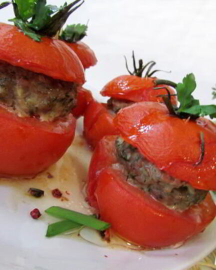 Рецепт гамбургера в помидорке