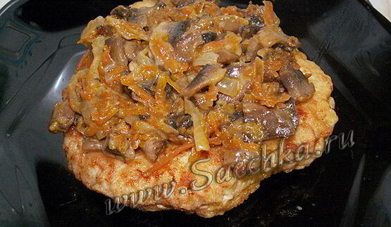 котлета куринбургер