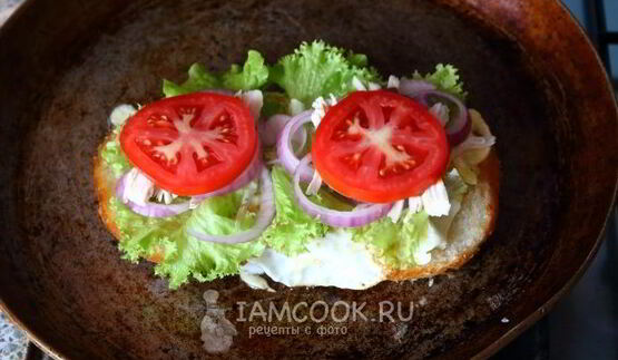 омлет-бургер