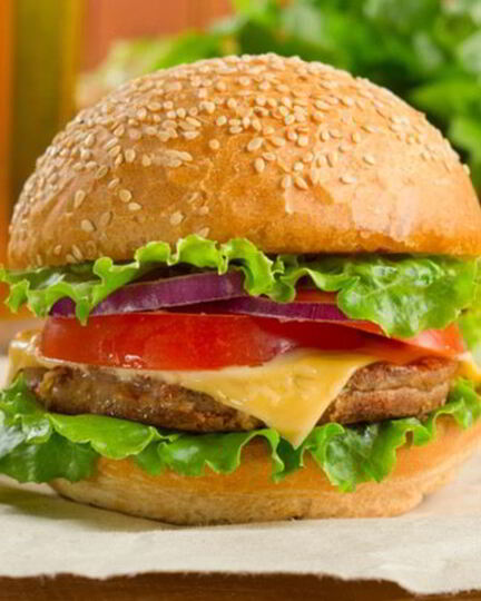 Рецепт свиного бургера с яблоком