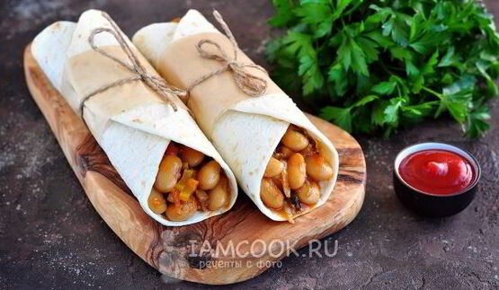 буррито с фасолью