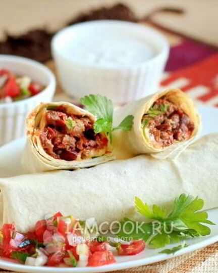 Рецепт буррито с говядиной