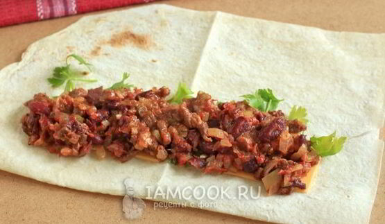 буррито с говядиной