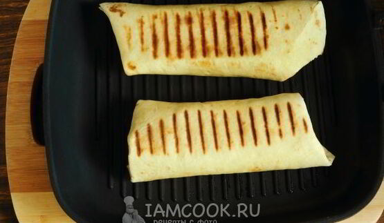 буррито с курицей и фасолью