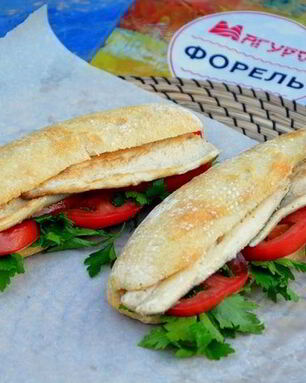 Бутерброд с рыбой