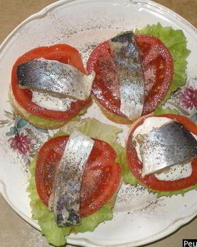 Бутерброды открытые