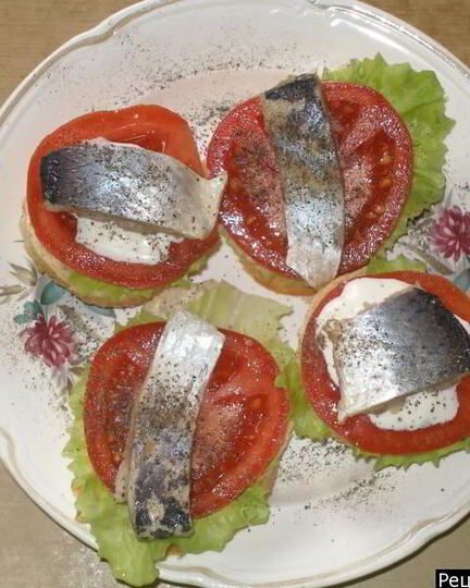 Рецепт бутербродов открытых