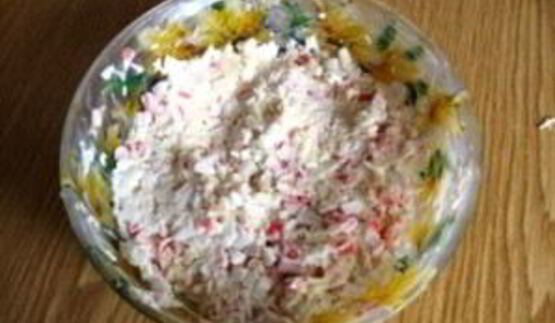 бутерброды с крабовыми палочками