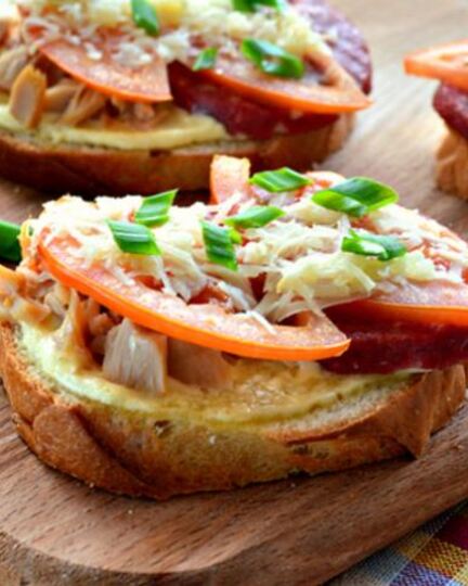 Рецепт горячих бутербродов с кальмарами