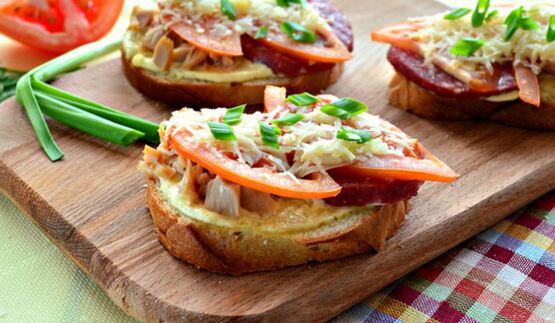 горячие бутерброды с кальмарами