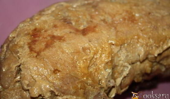 свиная вырезка для бутербродов в чесночно-имбирно-соевом маринаде