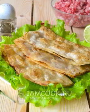 Ленивые чебуреки из лаваша