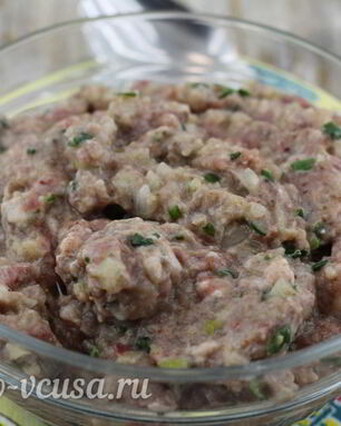 Начинка для чебуреков из говядины