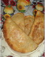 Постные чебуреки с капустой