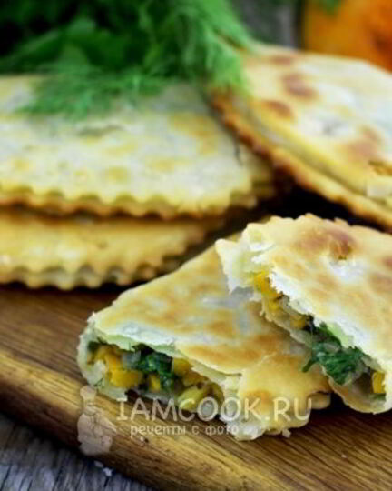 Рецепт постных чебуреков