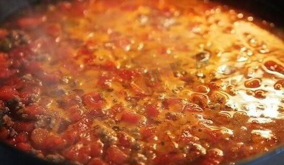 макароны чизбургер