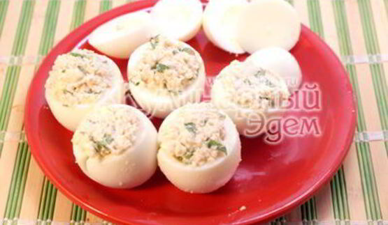 фаршированные яйца привидения