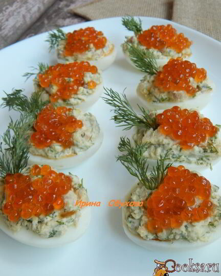 Рецепт яиц фаршированных