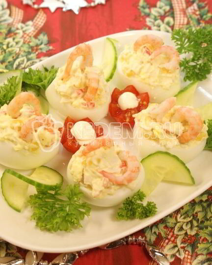 Рецепт закуски фаршированных яиц