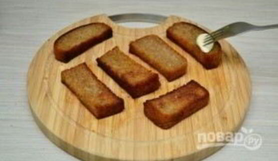 гренки с чесноком и сыром