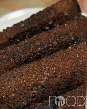 Гренки с чесноком на сковороде