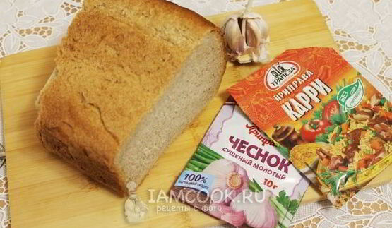 гренки с чесноком в духовке